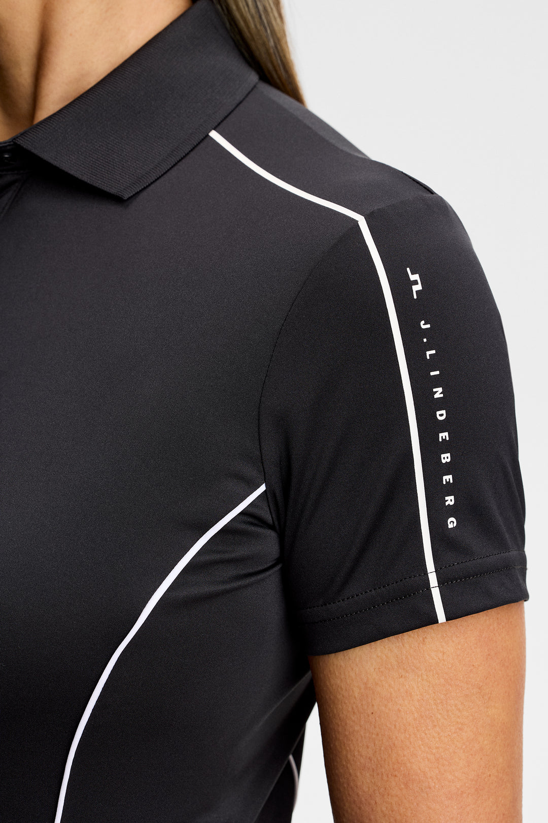 J.Lindeberg Women's Leyla Polo - BLACK