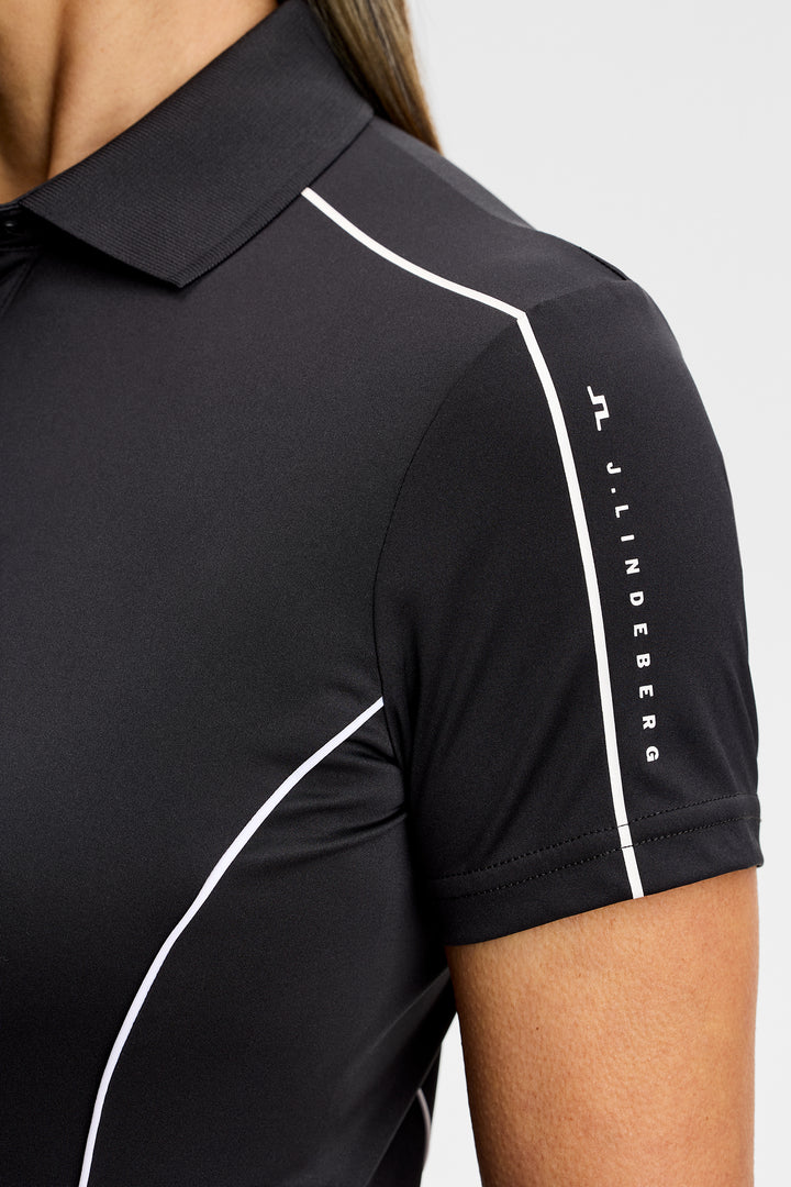 J.Lindeberg Women's Leyla Polo - BLACK