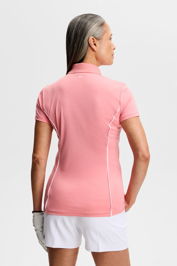 J.Lindeberg Women's Leyla Polo - FLAMINGO PLUME