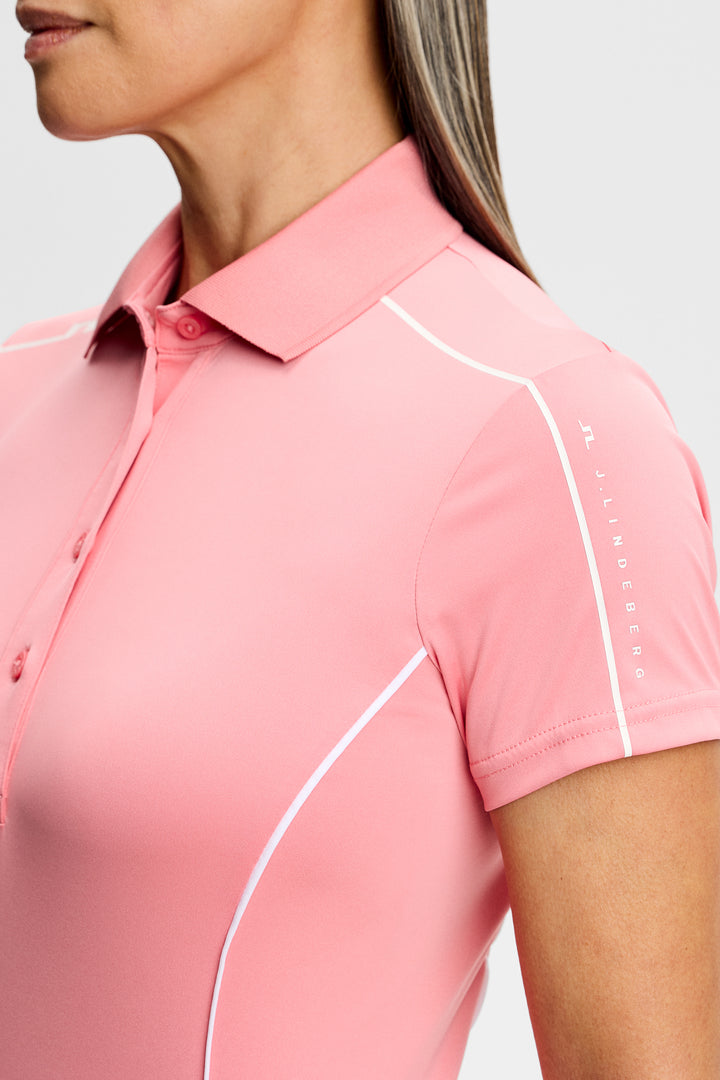 J.Lindeberg Women's Leyla Polo - FLAMINGO PLUME