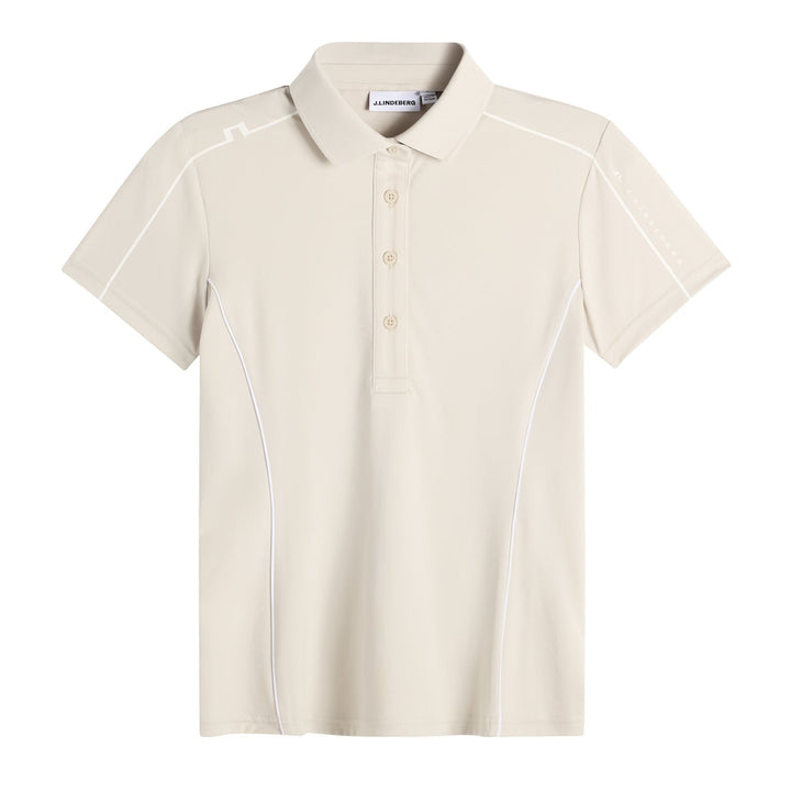 J.Lindeberg Women's Leyla Polo - MOONBEAM