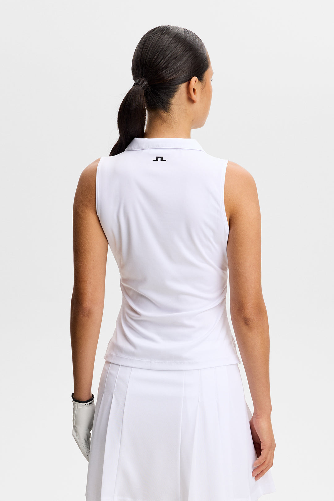 J.Lindeberg Women's Leah Sleeveless Polo - WHITE