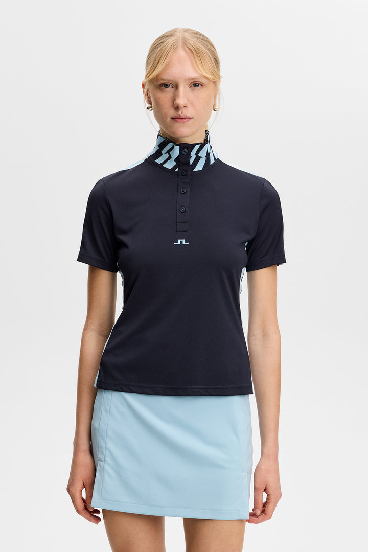 J.Lindeberg Women's Pip Polo - JL NAVY