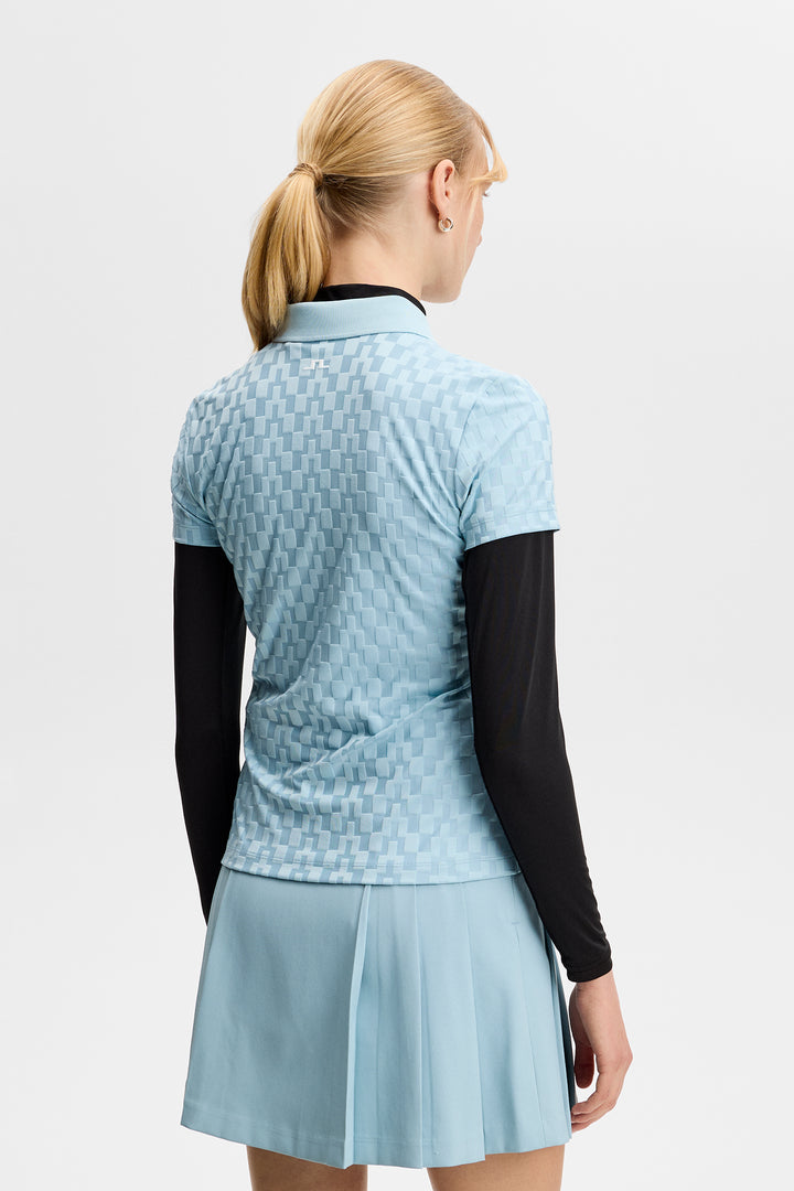 J.Lindeberg Women's Dani Polo - FORGET ME NOT