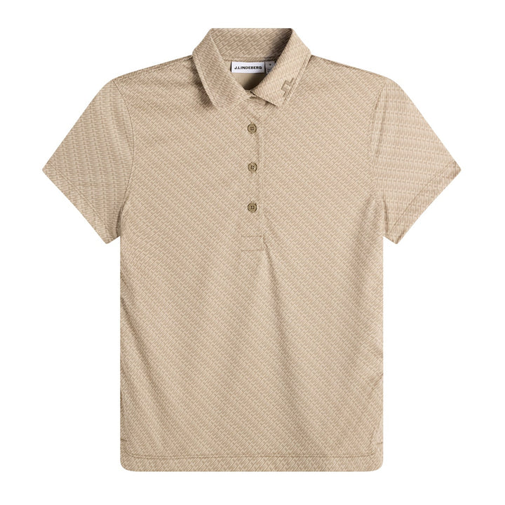 J.Lindeberg Women's Caitlyn Polo - FLIGHT BRIDGE BRINDLE FOSSILS