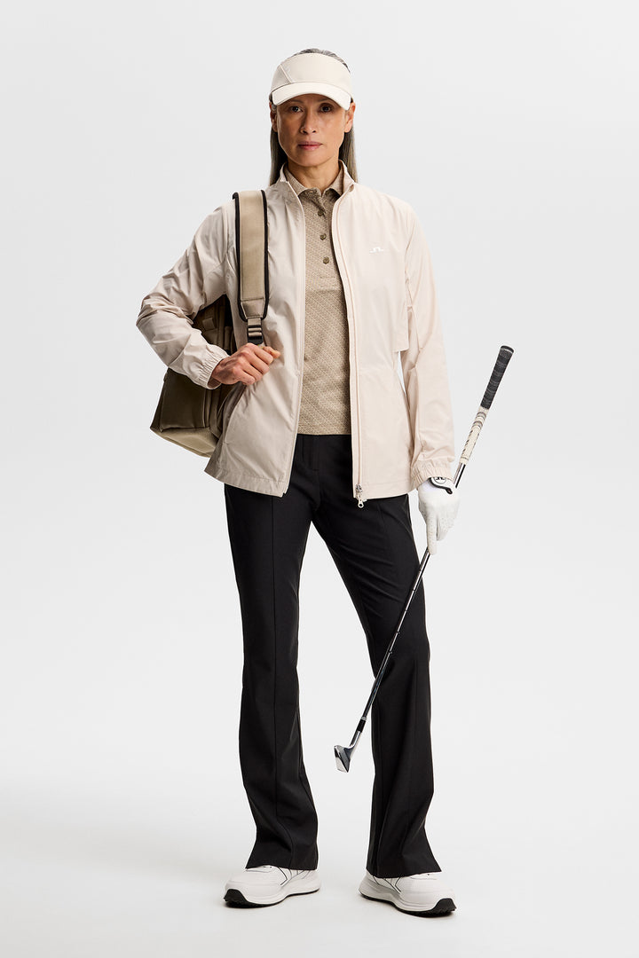 J.Lindeberg Women's Caitlyn Polo - FLIGHT BRIDGE BRINDLE FOSSILS