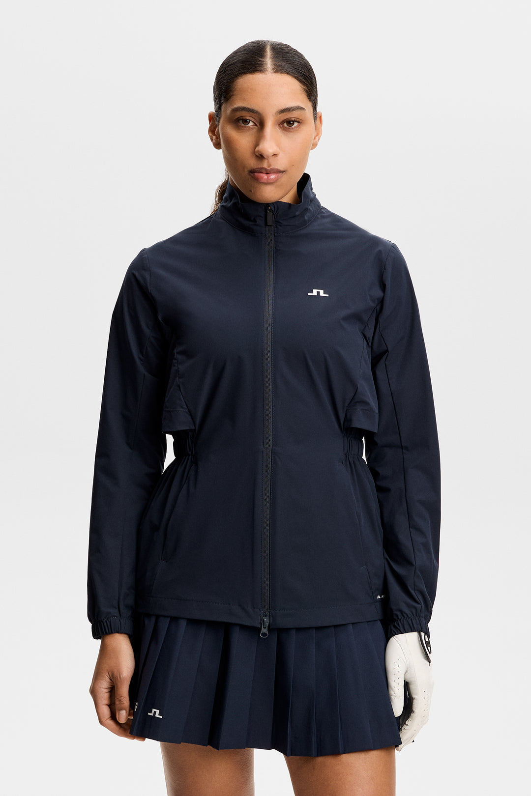 J.Lindeberg Women's Ellie Motion Shell Jacket - NAVY