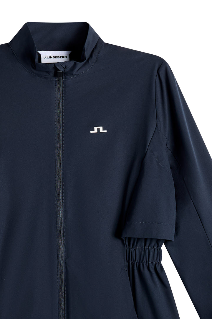 J.Lindeberg Women's Ellie Motion Shell Jacket - NAVY