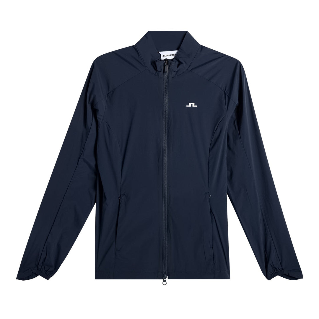 J.Lindeberg Women's Thorine Wind Packable Jacket - NAVY