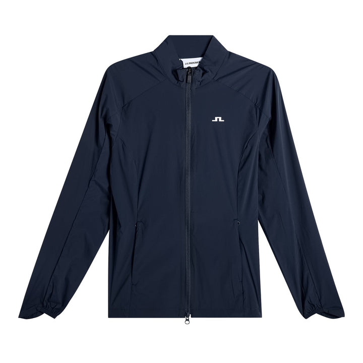 J.Lindeberg Women's Thorine Wind Packable Jacket - NAVY