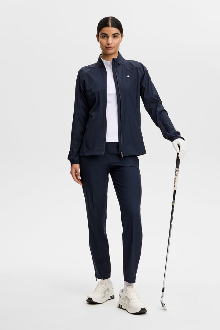 J.Lindeberg Women's Thorine Wind Packable Jacket - NAVY