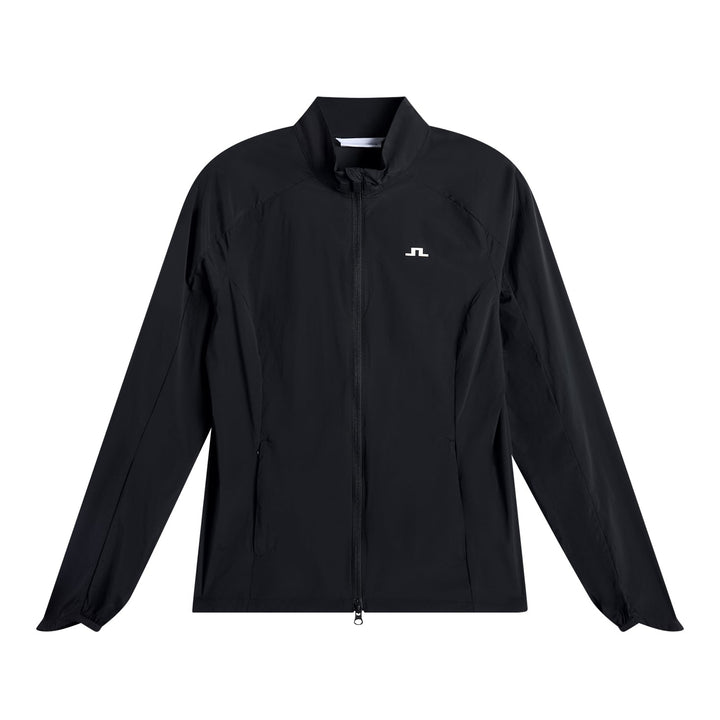 J.Lindeberg Women's Thorine Wind Packable Jacket - BLACK