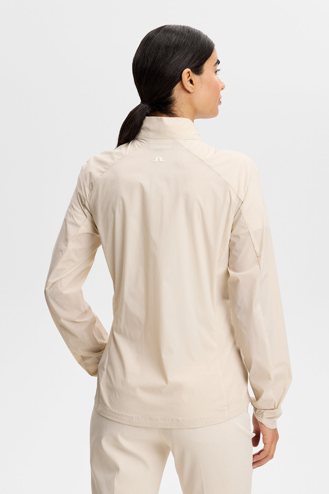 J.Lindeberg Women's Thorine Wind Packable Jacket - MOONBEAM