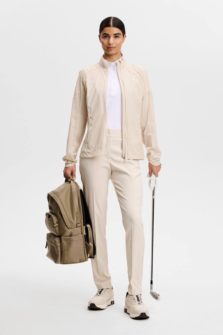 J.Lindeberg Women's Thorine Wind Packable Jacket - MOONBEAM