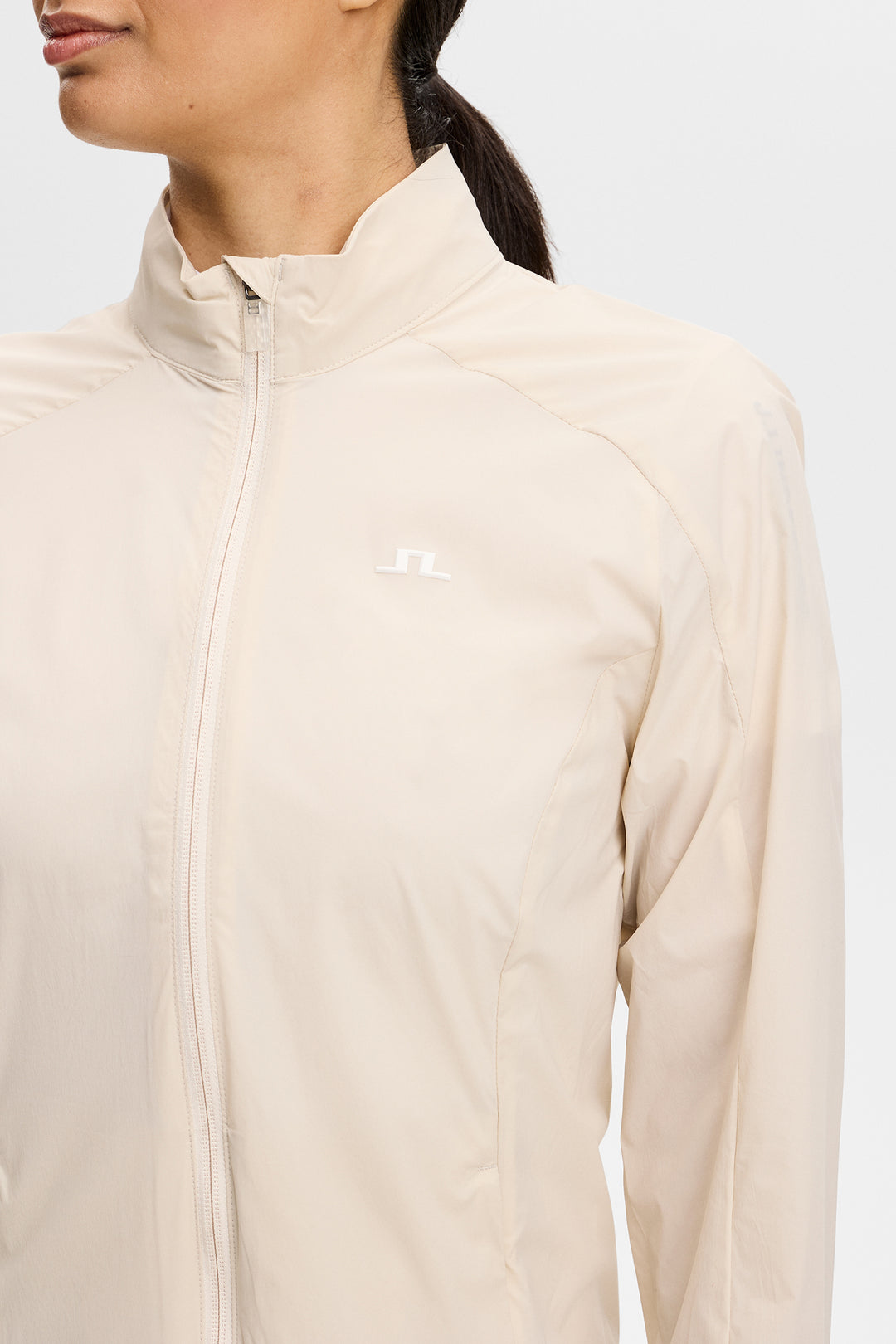 J.Lindeberg Women's Thorine Wind Packable Jacket - MOONBEAM