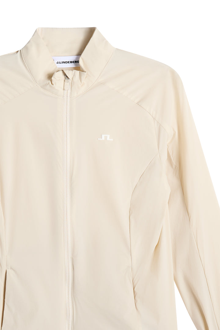 J.Lindeberg Women's Thorine Wind Packable Jacket - MOONBEAM