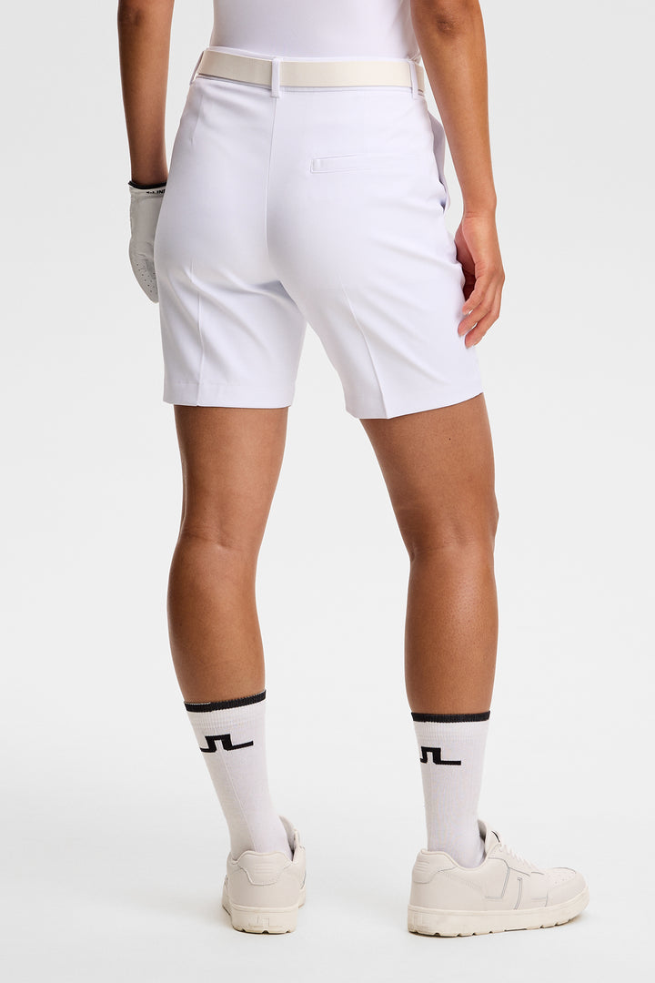 J.Lindeberg Women's Gwen Long Shorts - WHITE