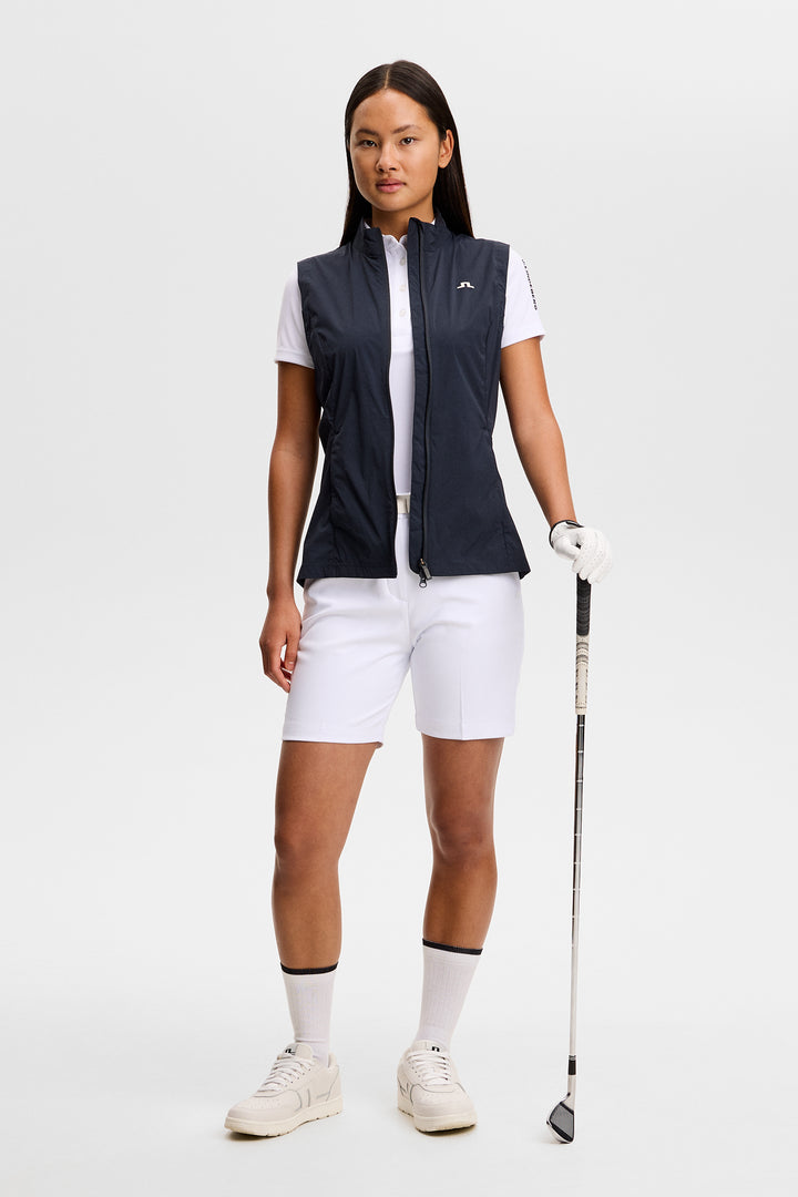 J.Lindeberg Women's Gwen Long Shorts - WHITE