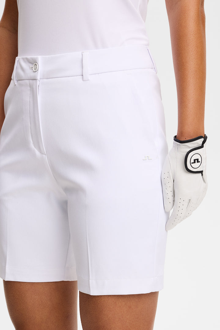 J.Lindeberg Women's Gwen Long Shorts - WHITE