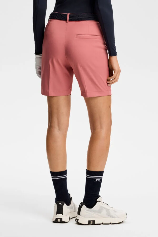 J.Lindeberg Womens Gwen Long Shorts - WITHERED ROSE