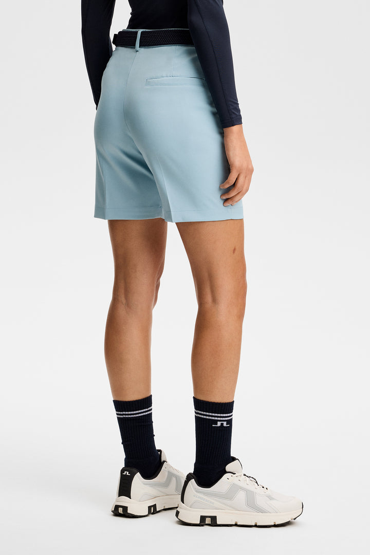 J.Lindeberg Womens Gwen Long Shorts - FORGET ME NOT