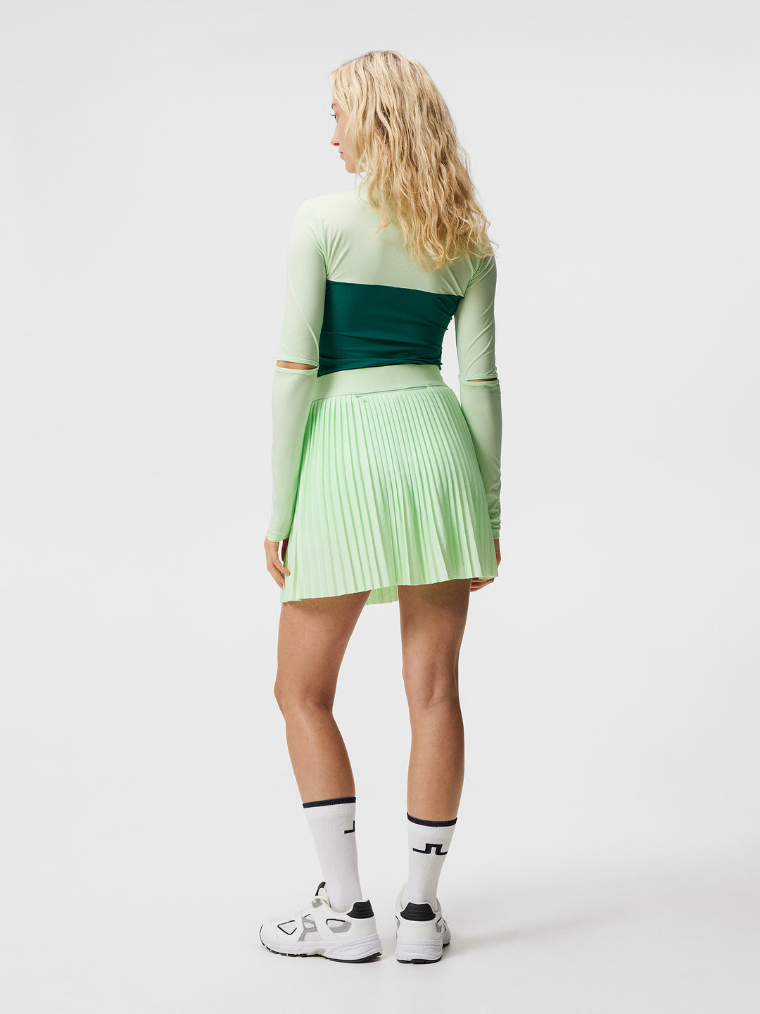 J.Lindeberg Womens Binx Skirt - PATINA GREEN