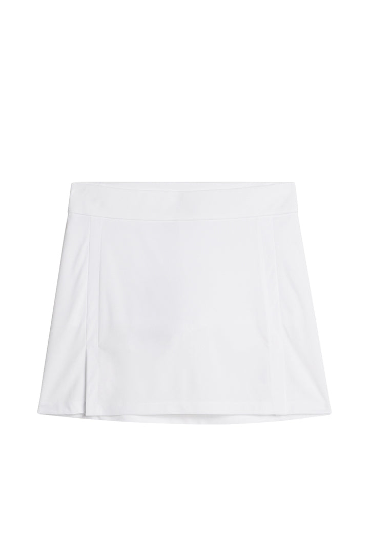 J.Lindeberg Womens Amelie Mid Golf Skirt - WHITE
