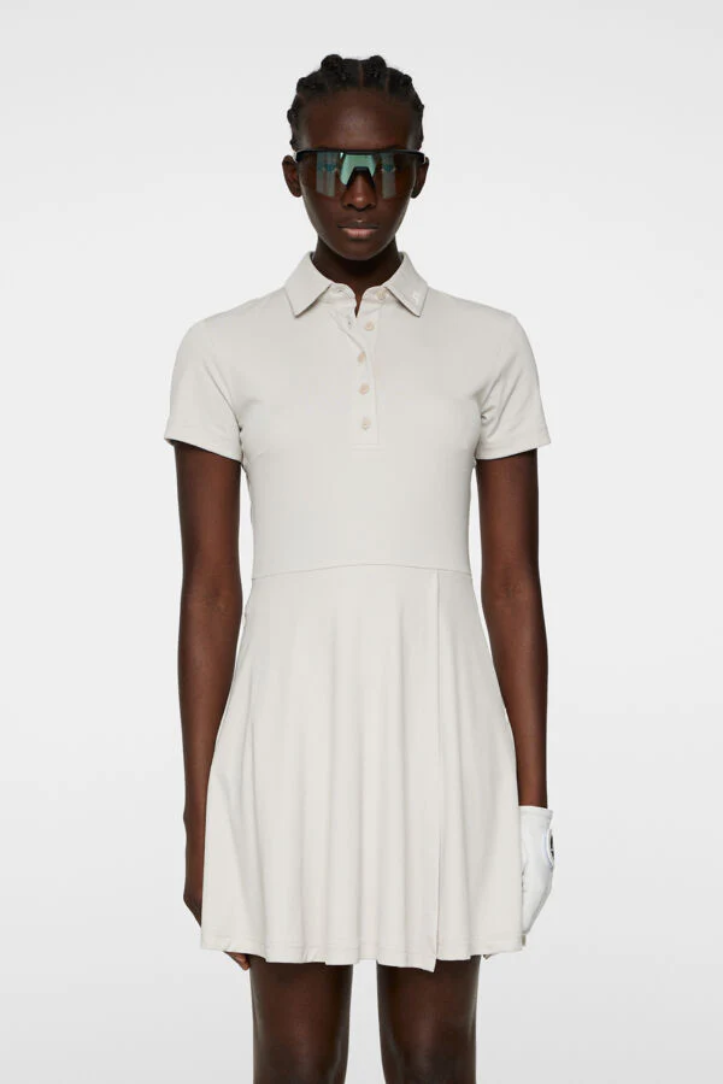J.Lindeberg Women's JANNA Dress - MOONBEAM