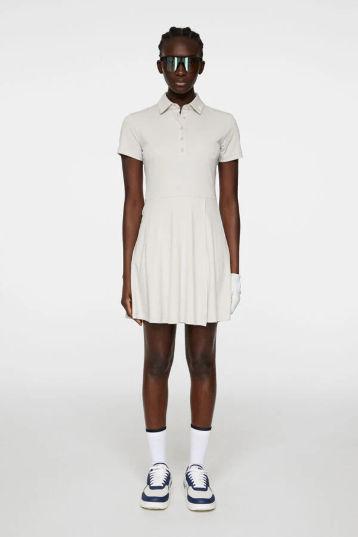 J.Lindeberg Women's JANNA Dress - MOONBEAM