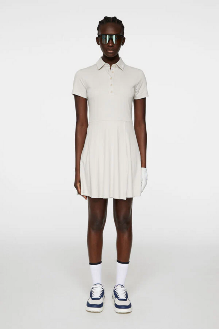 J.Lindeberg Women's JANNA Dress - MOONBEAM