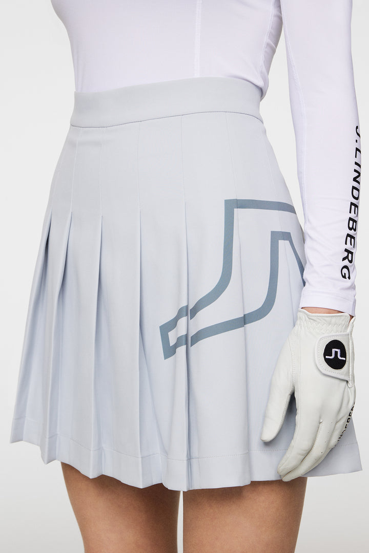 J.Lindeberg Womens Naomi Golf Skirt Bridge - HIGH RISE