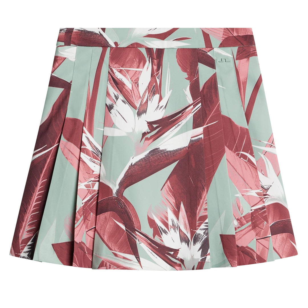 J.Lindeberg Women's Alesia Print Skirt - PARADISE JADEITE