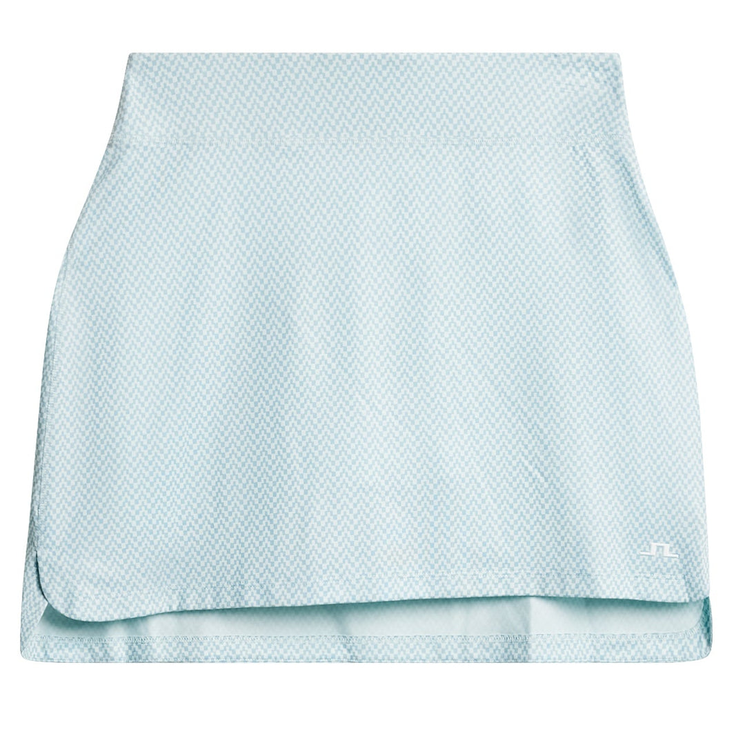 J.Lindeberg Women's Amy Print Skirt - BRIDGE STACK SKYLIGHT