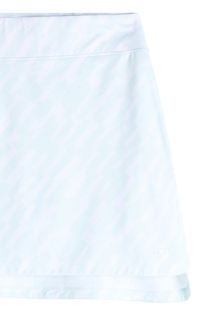 J.Lindeberg Women's Amy Print Skirt - OAK SKYLIGHT