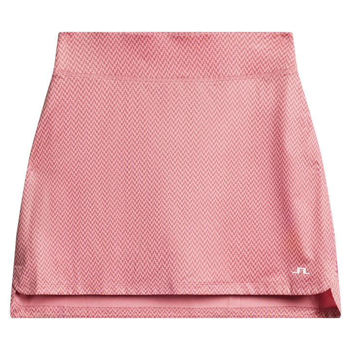 J.Lindeberg Women's Amy Print Skirt - BRIDGE STACK ROSE