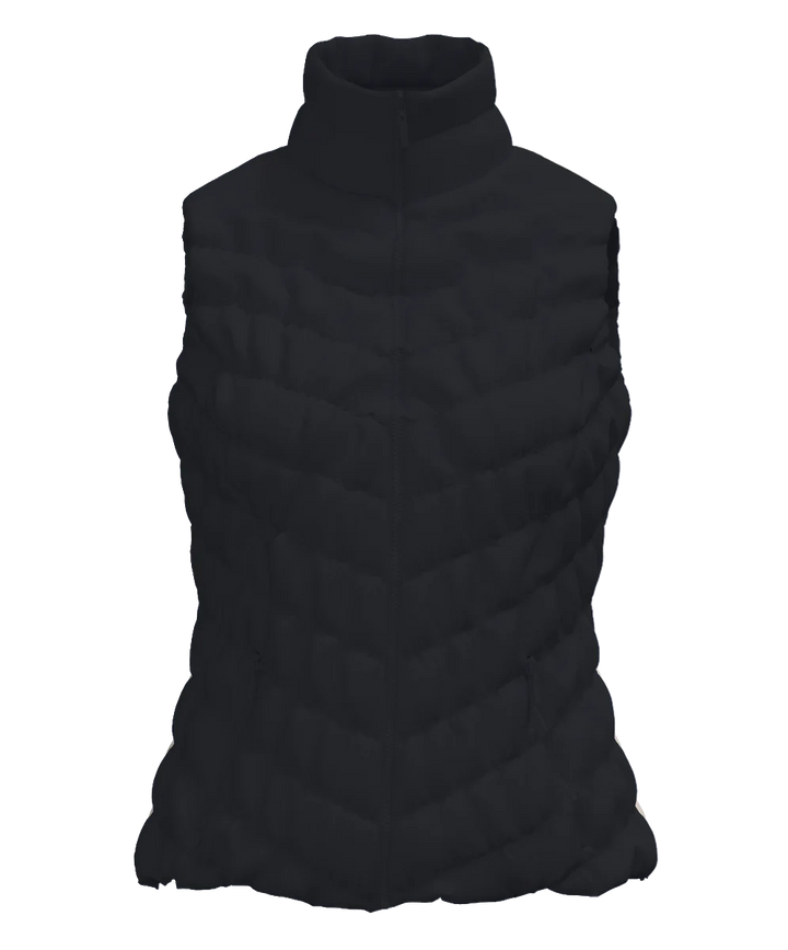 GGblue Womens Venus Quilted Vest - BLACK - Golf Anything Canada