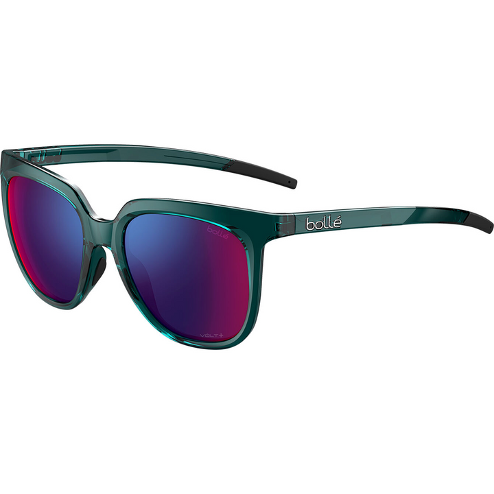 Bolle GLORY Cat Eye Polarized Sunglasses - TEAL SHINY CRYSTAL