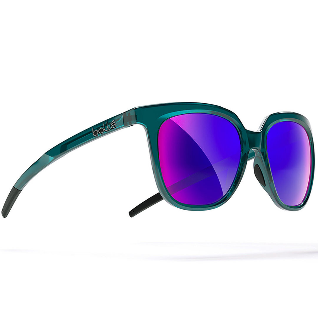 Bolle GLORY Cat Eye Polarized Sunglasses - TEAL SHINY CRYSTAL