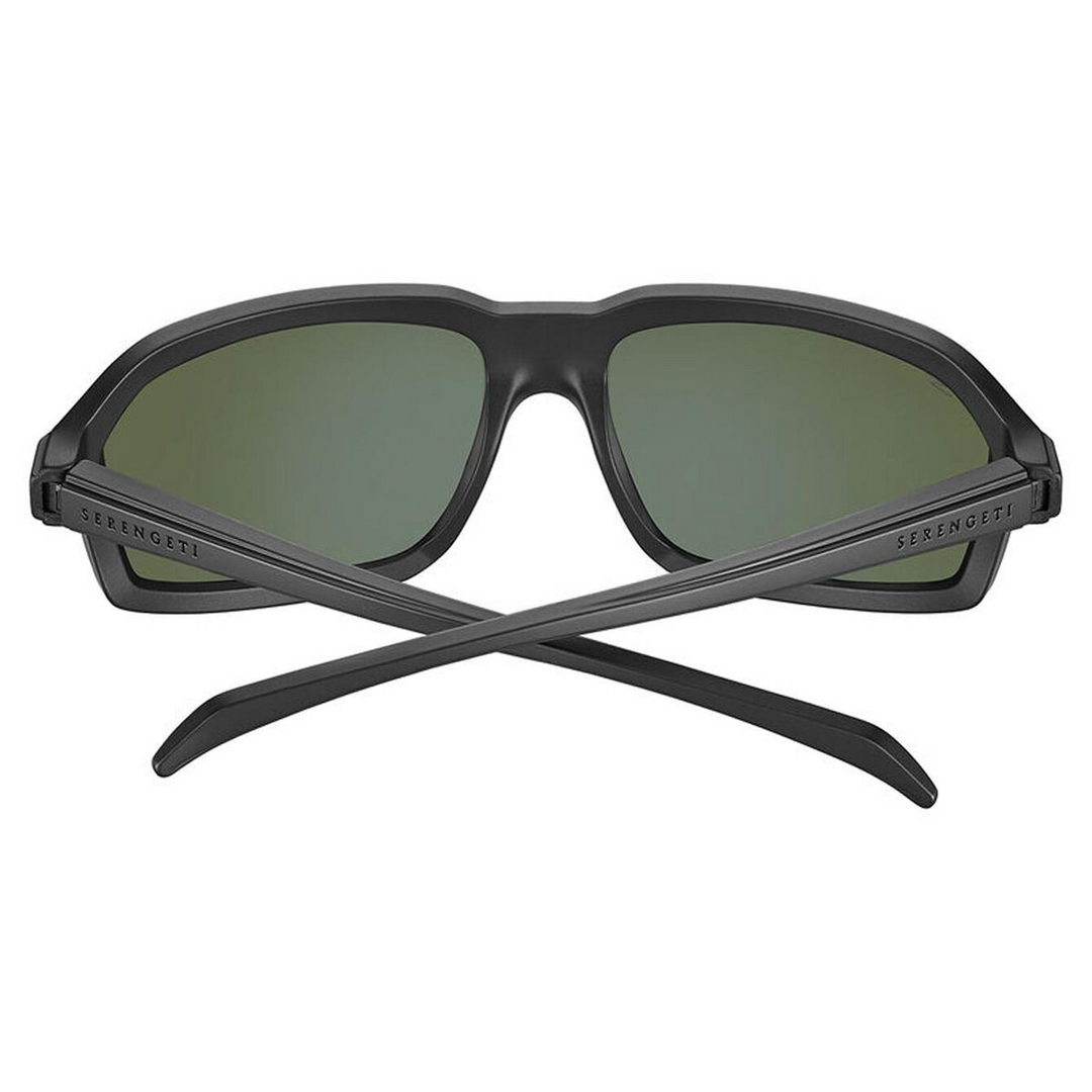 Serengeti HEXT Polarized Sunglasses - Matte Black -BLUE