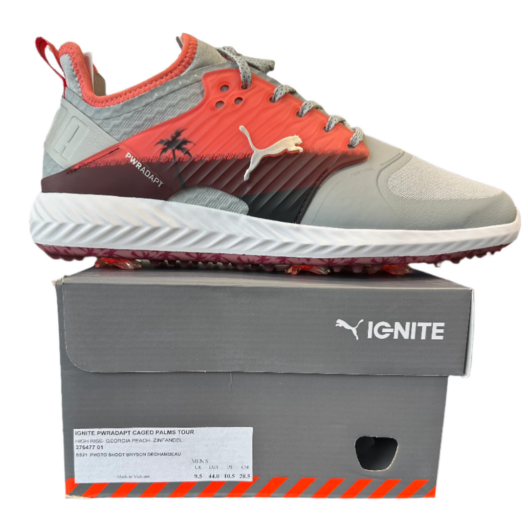 Puma Men's TOUR LTD EDITION- IGINITE PWRAdapt Caged PALMS TOUR Golf Sh Puma Men's TOUR LTD EDITION- IGINITE PWRAdapt Caged PALMS TOUR Golf Sh