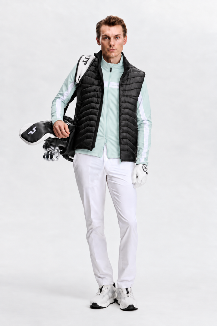J.Lindeberg Men's Jarvis Mid Layer - SKY LIGHT