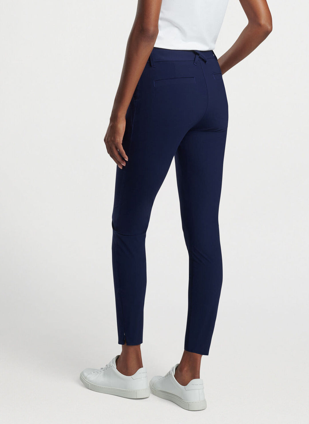 Peter Millar Womens Bingham High Stretch Ankle Pant - NAVY