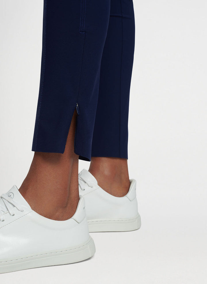 Peter Millar Womens Bingham High Stretch Ankle Pant - NAVY