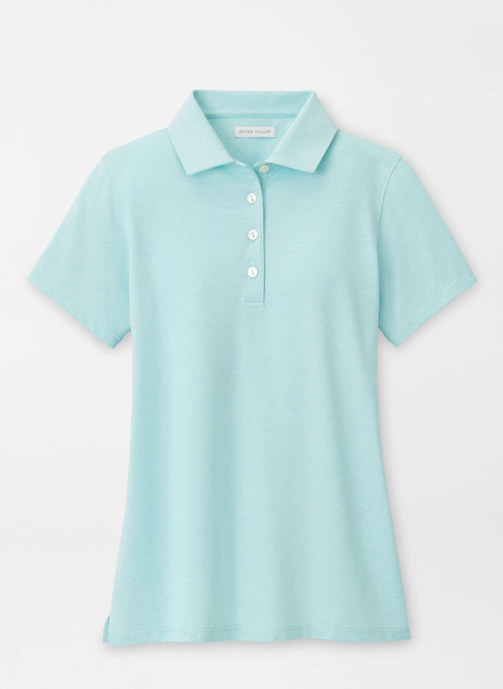 Peter Millar Womens Albatross Polo - BLUE SPRUCE
