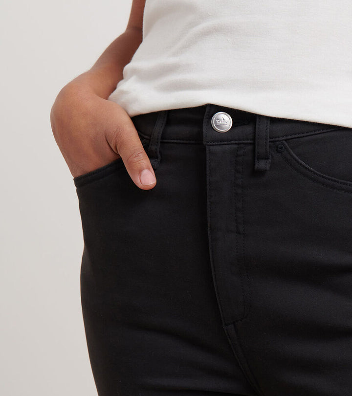 Peter Millar Women's Karlie Stretch Sateen High Rise Pant - BLACK