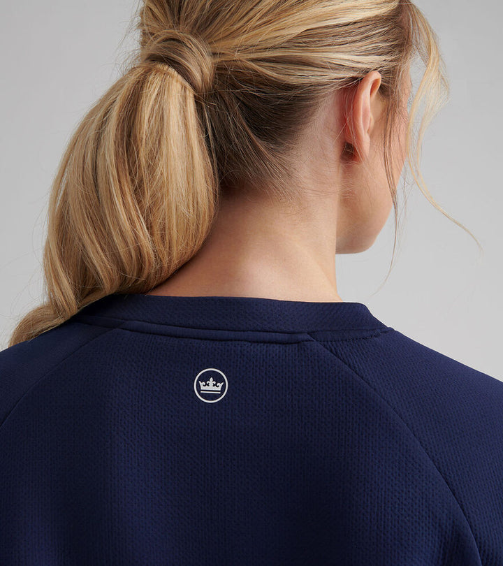 Peter Millar Women's Lumi-Knit Performance Crewneck - NAVY