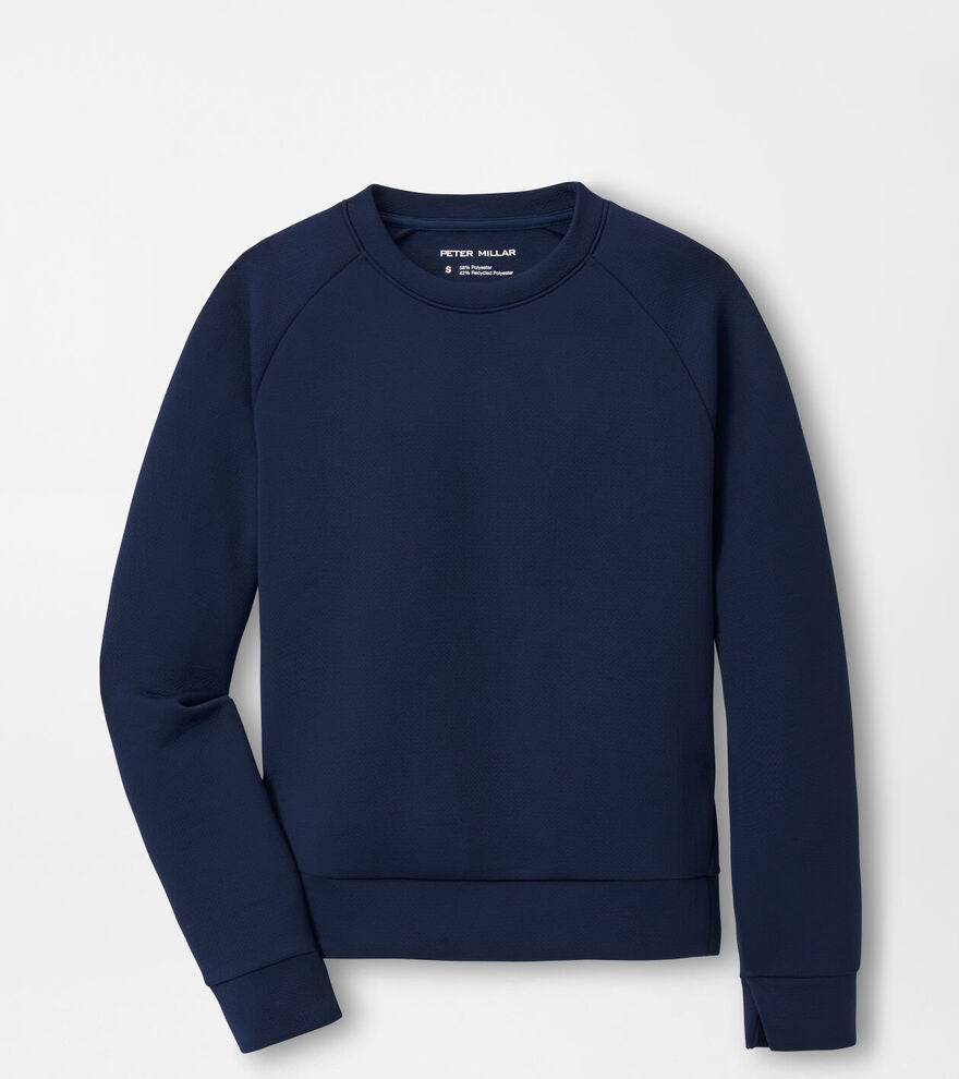 Peter Millar Women's Lumi-Knit Performance Crewneck - NAVY