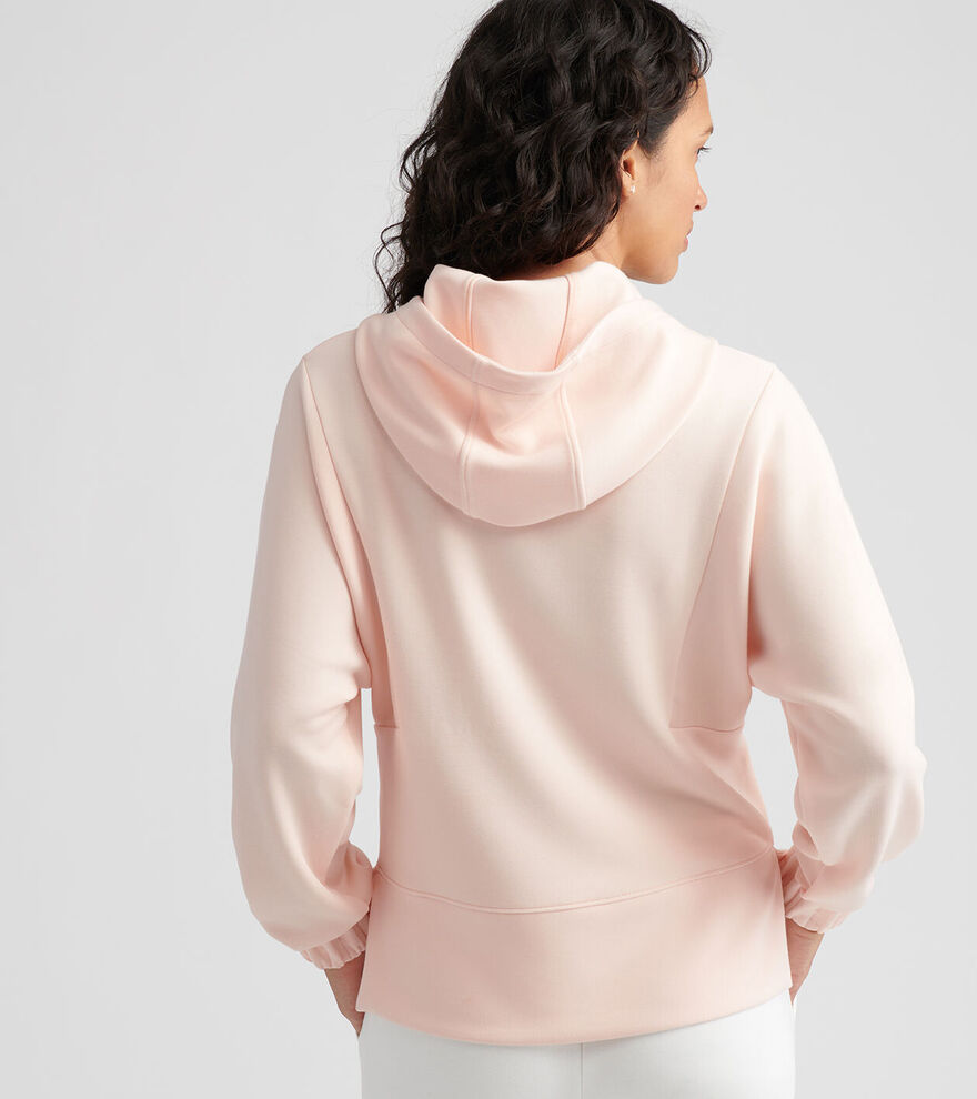 Peter Millar Womens Flora Knit Hoodie - ROSEWATER