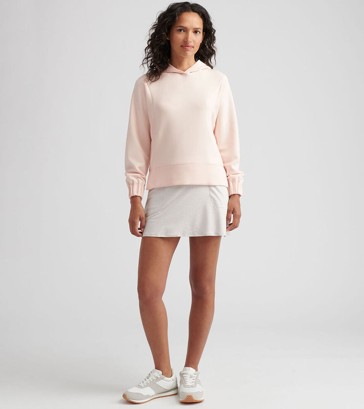 Peter Millar Womens Flora Knit Hoodie - ROSEWATER