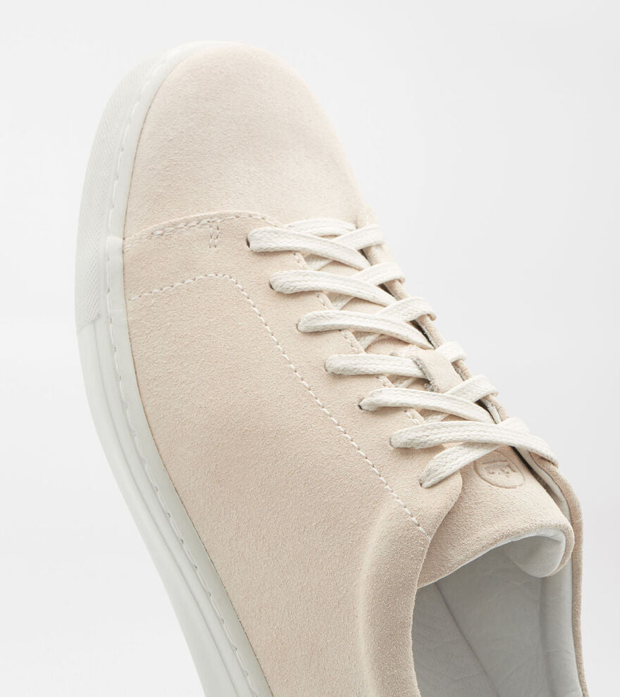 Peter Millar Womens Vantage Lite Suede Sneaker - LATTE